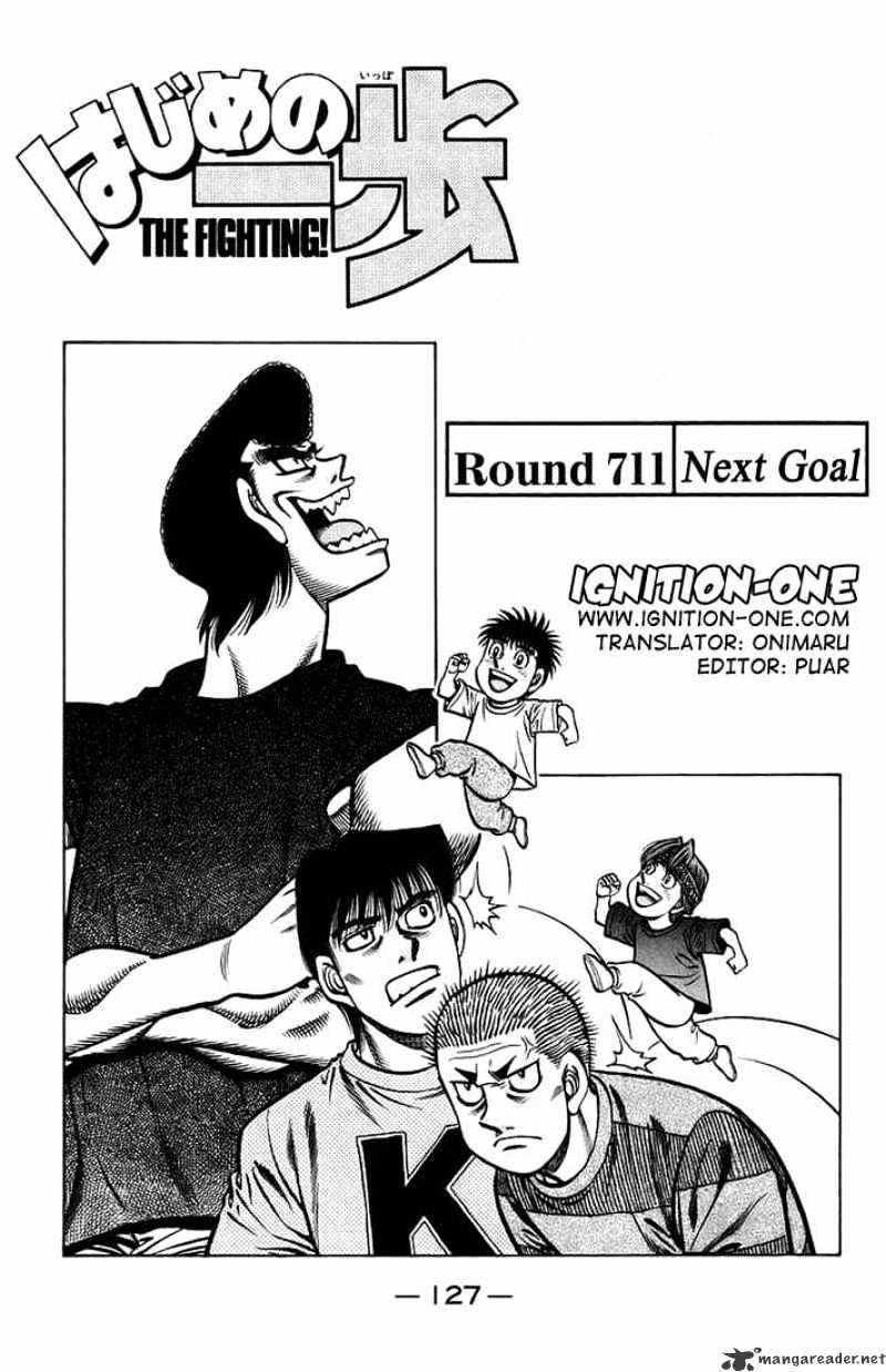 Hajime no Ippo: Fighting Spirit, Chapter 711 image 01